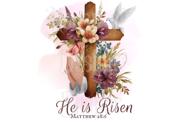 He is Risen PNG: High-Res Transparent Assets for Faith-Based Design
