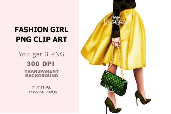 Integrating Fashion Illustrations, Digital Girl PNG into Creative and Commercial Workflows