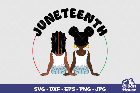 Juneteenth Duo Girls Design