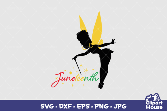 Juneteenth Fairy Design for Cricut & Silhouette
