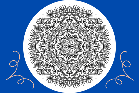 Mandala Coloring Page 66: A Versatile Resource for Creative Projects