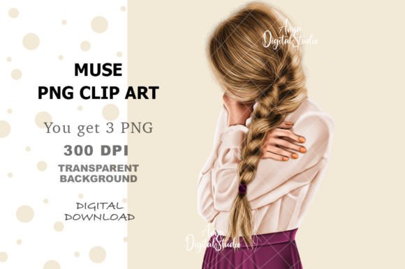 Muse Illustrations PNG Clip Art