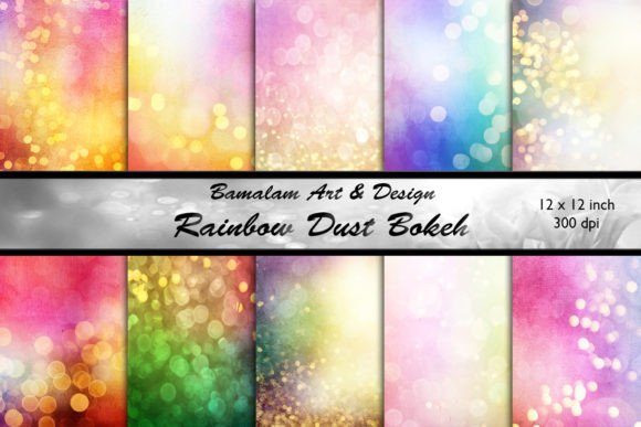 Transforming Digital Creativity with Rainbow Dust Bokeh: A Guide to Stunning Multicoloured Backgrounds